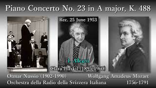 Mozart: Piano Concerto No. 23, Haskil & Nussio (1953) モーツァルト