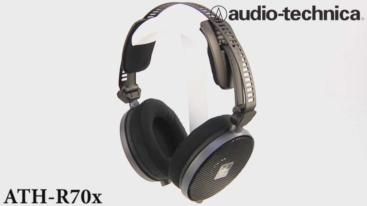 AUDIO TECHNICA / モニターヘッドホン ATH-R70x - YouTube