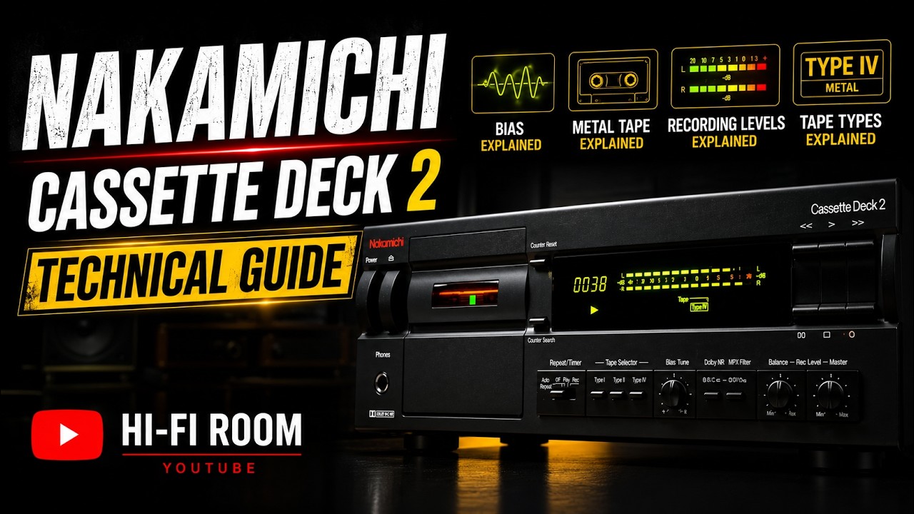 Nakamichi Cassete Deck 2 - Analog Tape Recorder, by HiFi Room