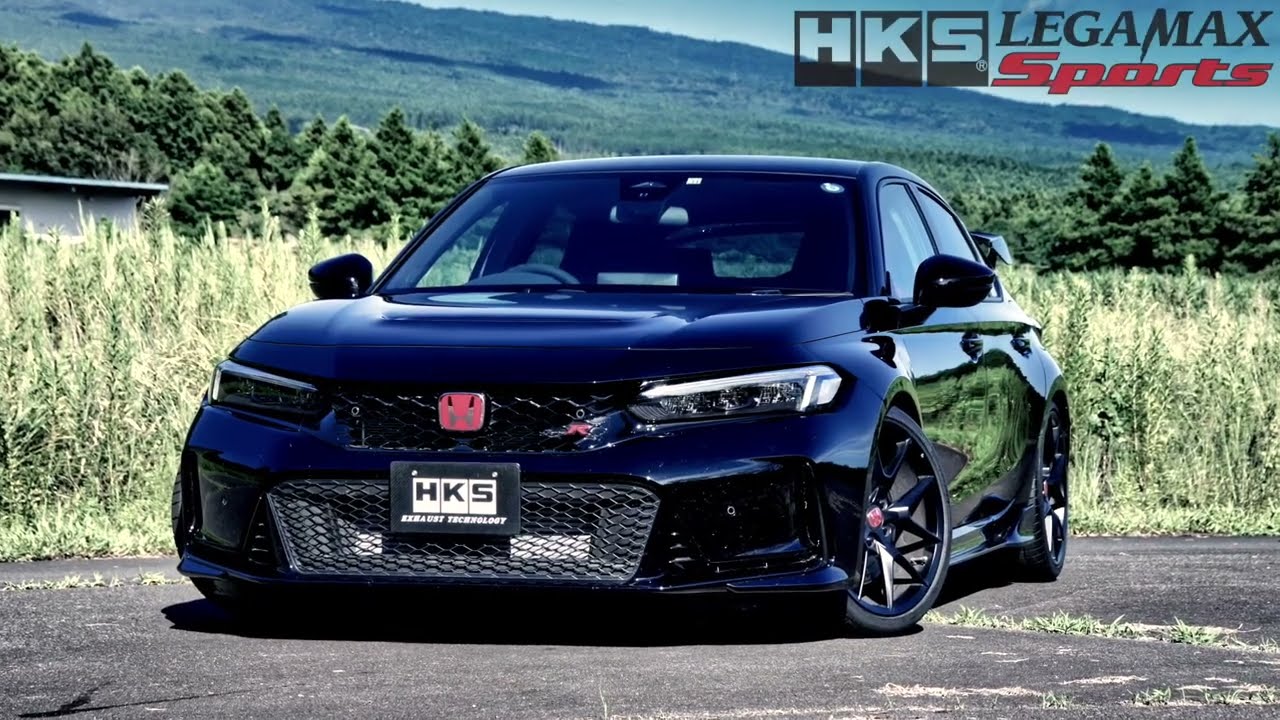 HONDA CIVIC TYPE-R 2022 6BA-FL5 HKS LEGAMAX SPORTS - YouTube