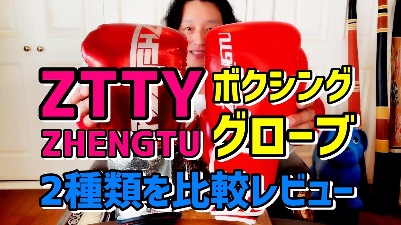 ZTTY 激安ボクシンググローブ対決 コスパ最高 Zhengtuのグローブ2種類
