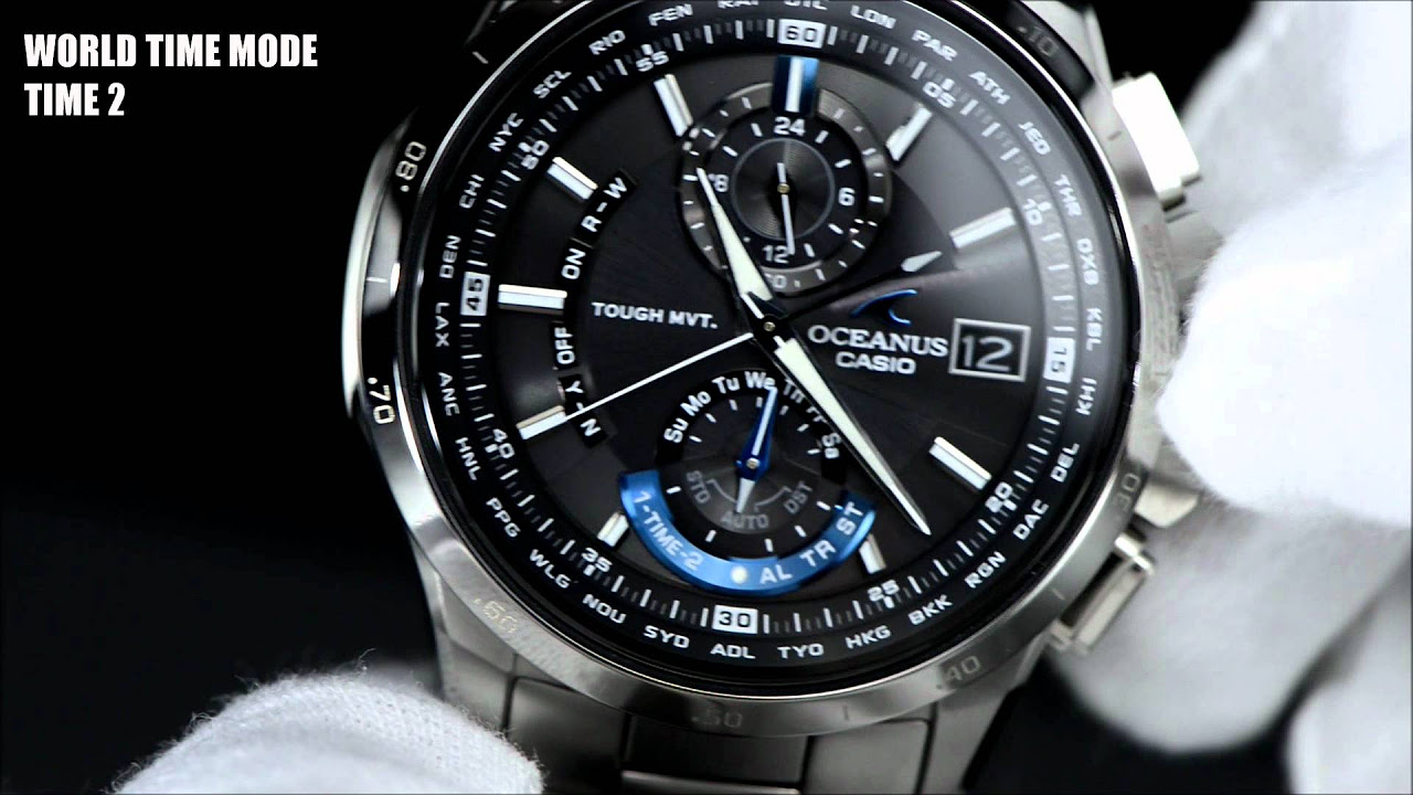 CASIO OCEANUS OCW-T1010(5141) operation instructions 解説動画