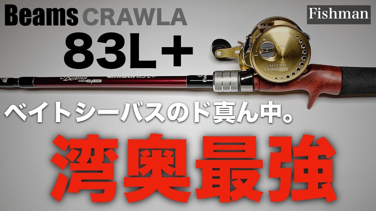 フィッシュマン】ベイトシーバス最強ロッド!!ベイトリールでシーバスを