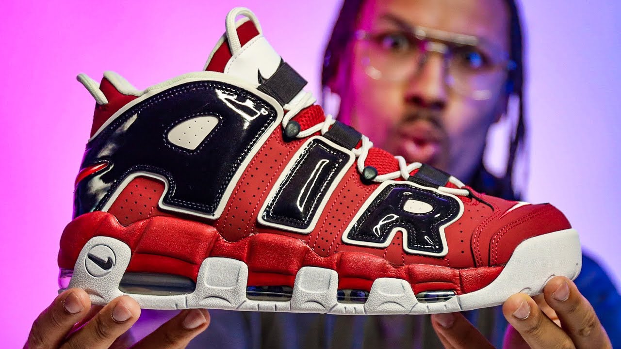 INSTANT CLASSIC! Nike Air More Uptempo Hoop Pack Black Varsity Red