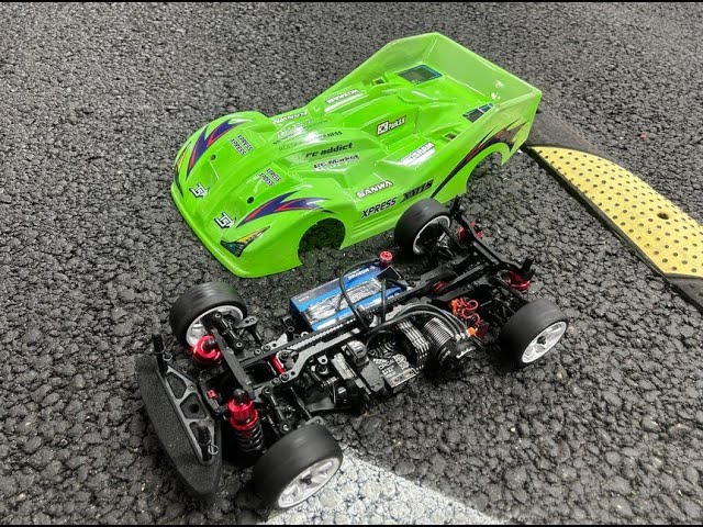 XPRESS XM1S with pan car body & 380 size motor - YouTube