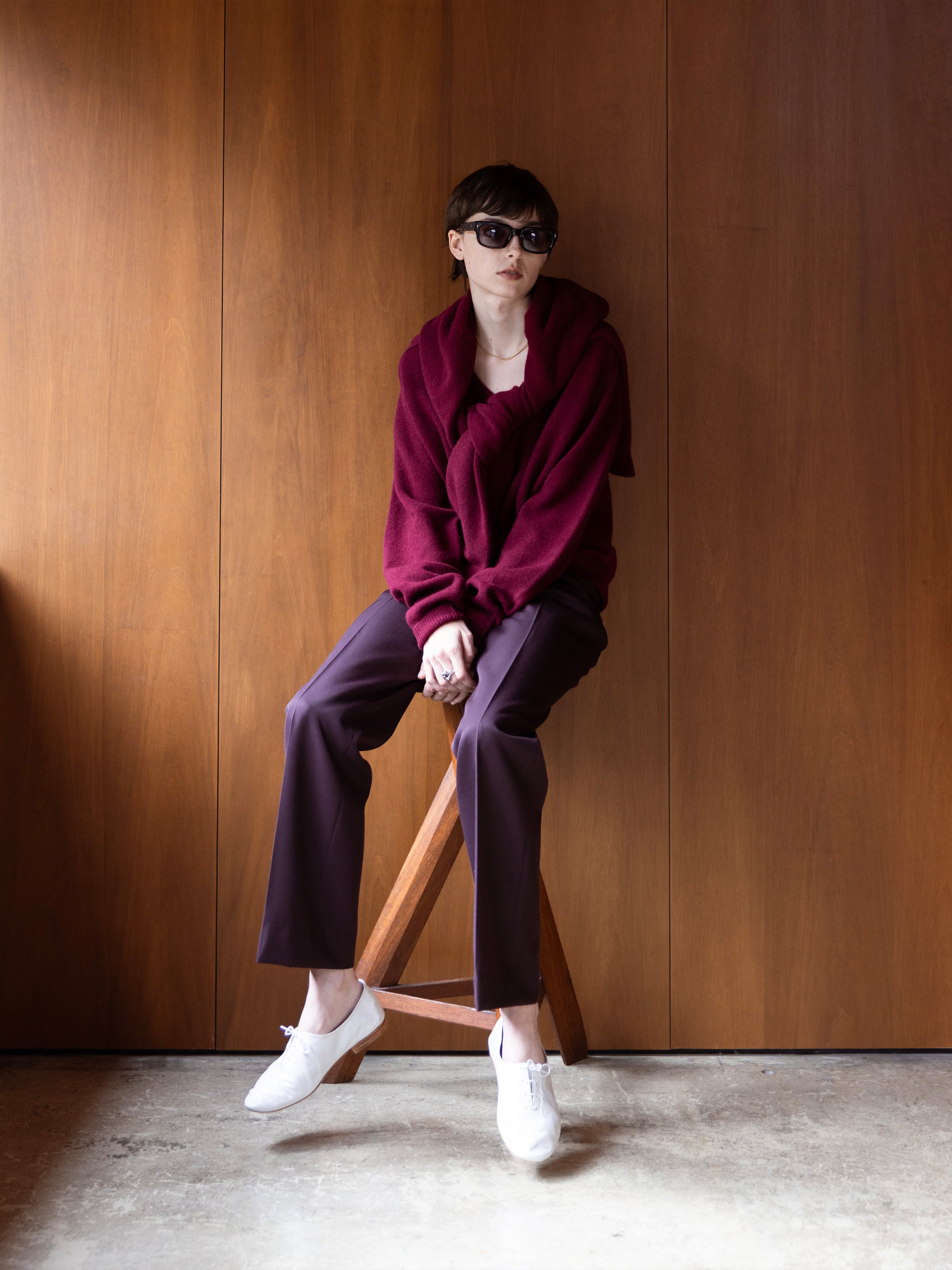 Authentic Cashmere V-Neck Knit – ILEAN