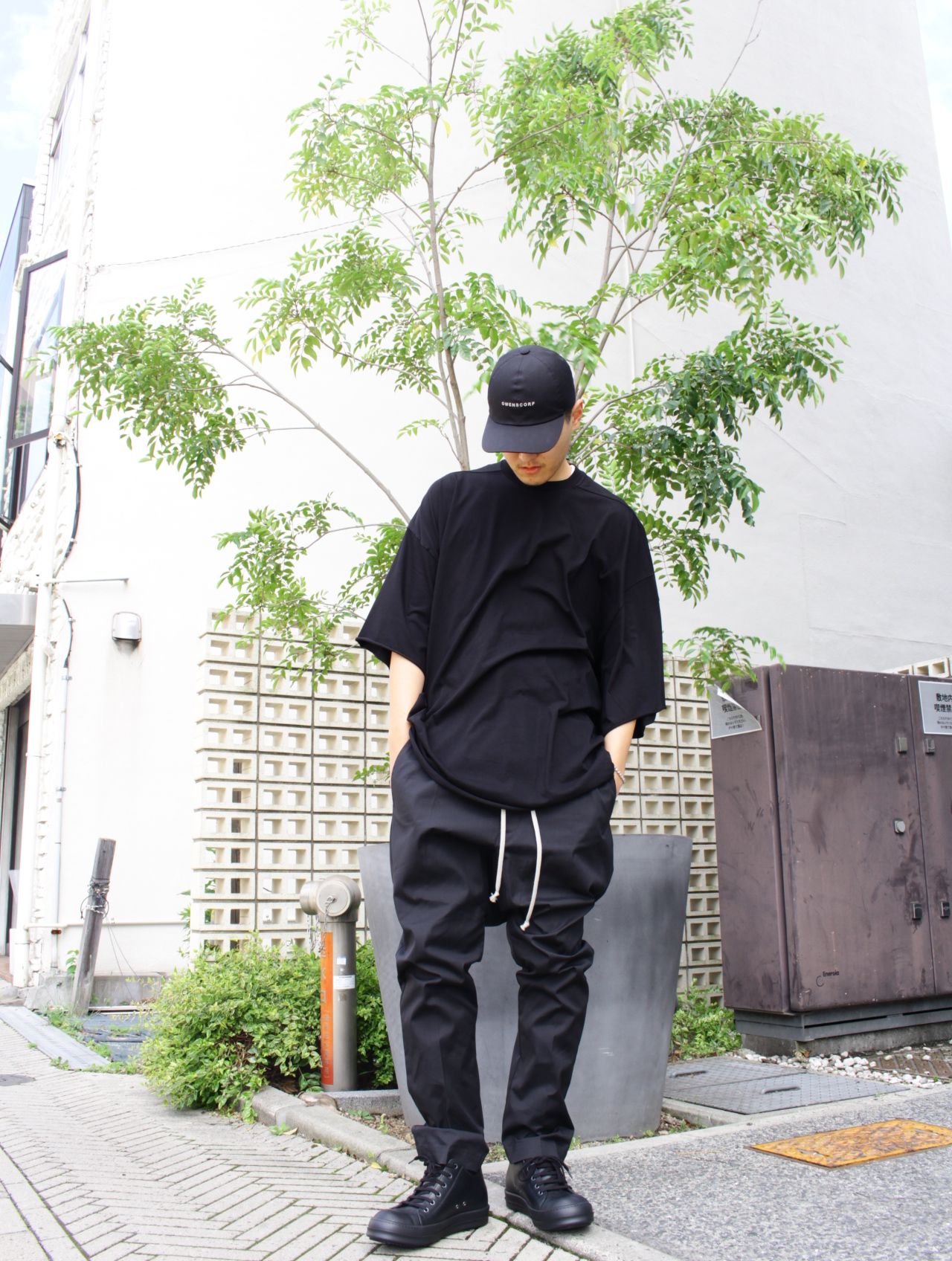 RICK OWENS - 【26SS】ドローストリング ロング サルエルパンツ