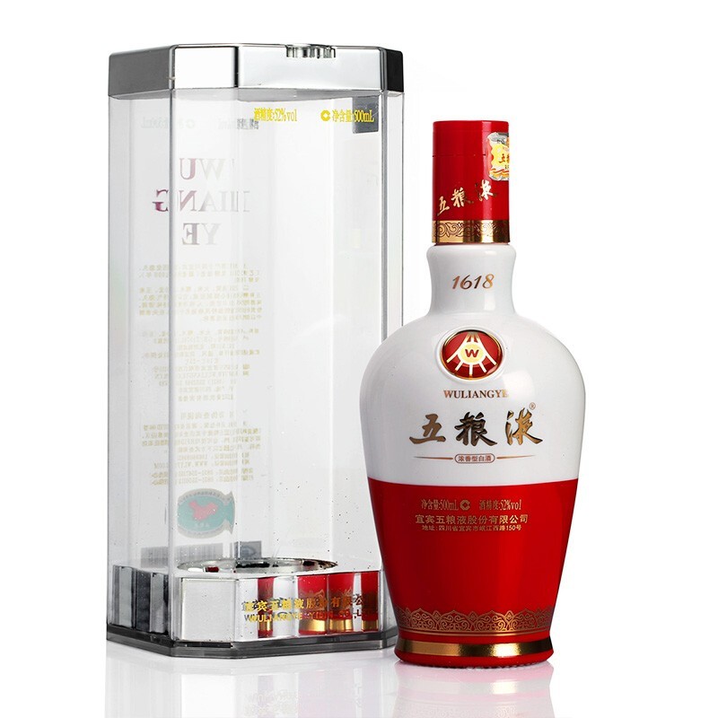 五粮液52度1618浓香型白酒500ml（52%）_500毫升/瓶_五粮液