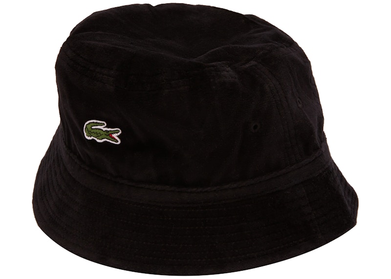 Supreme LACOSTE Velour Crusher Black - SS18 - US