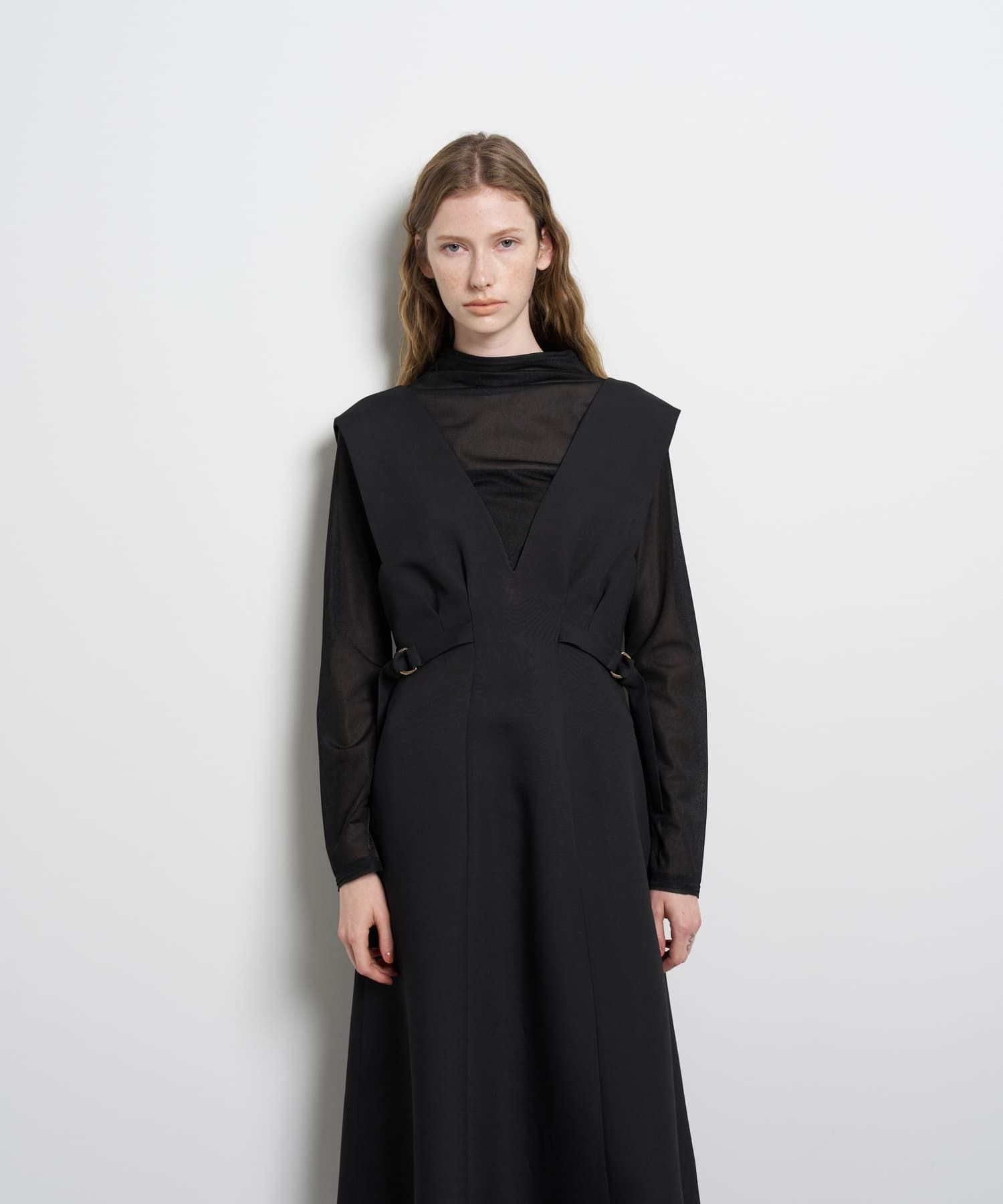 ダブルクロスジャンバースカート|LANVIN en Bleu | LANVIN en Bleu