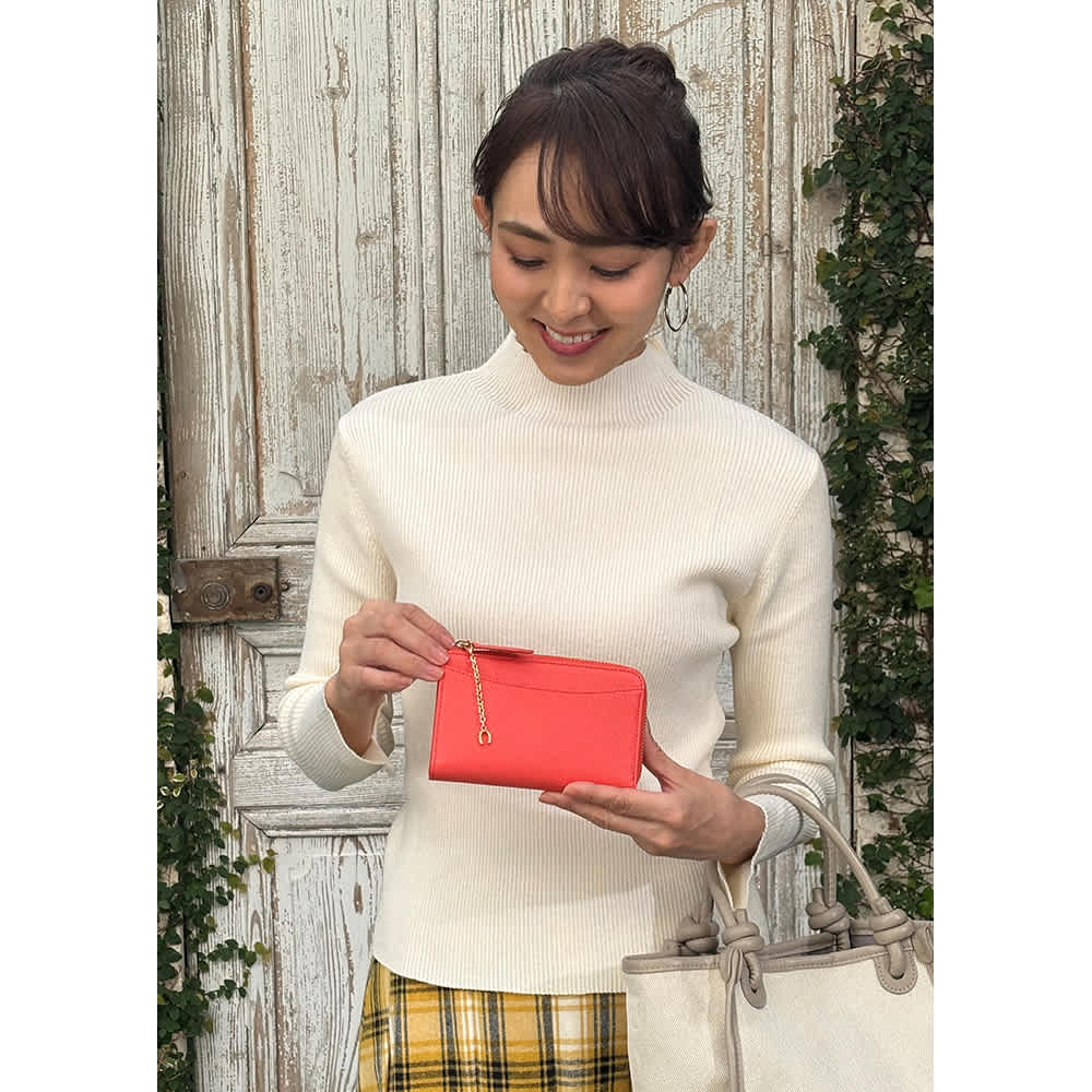 牛革ミドルウォレット 馬蹄チャーム付き 通販 - ディノス
