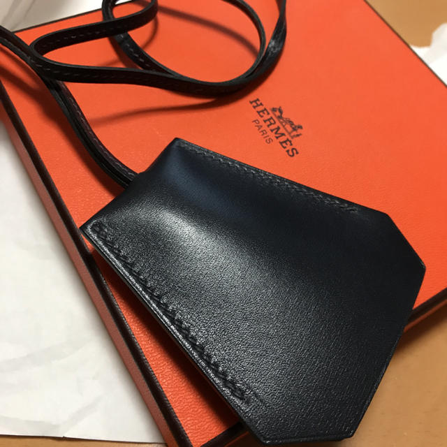 HERMES - エルメス キーネックレス キーリング 黒の通販 by よつば's