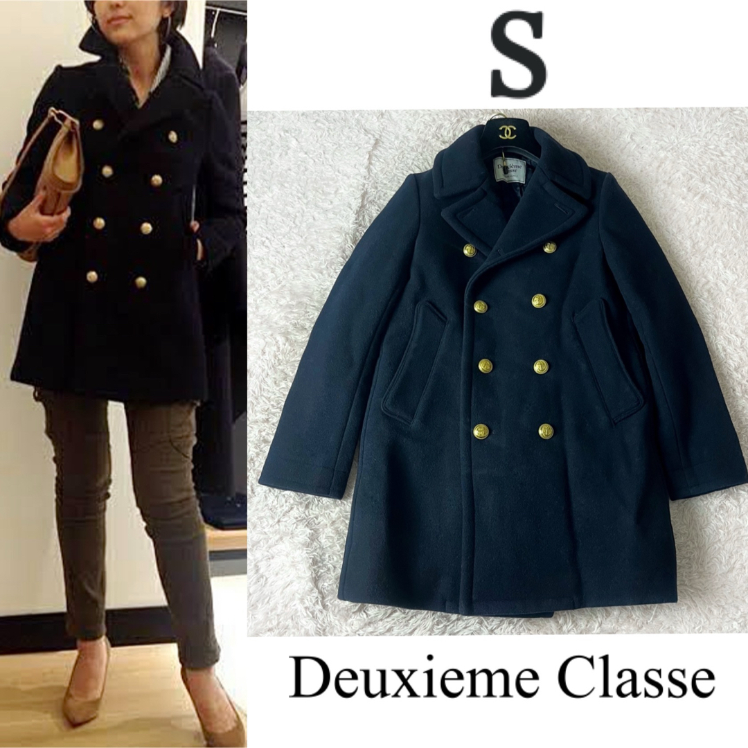 DEUXIEME CLASSE - 20 ドゥーズィエムクラス ウール メルトンPコート
