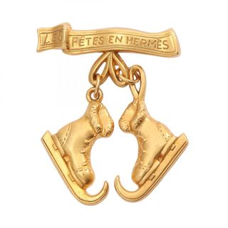 HERMES - 使い方色々✨HERMES❤️コロゾ ピンブローチ❤️ハットピンの