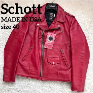 schott（ライダースジャケット ・ レッド/赤色系）のフリマアイテム一覧