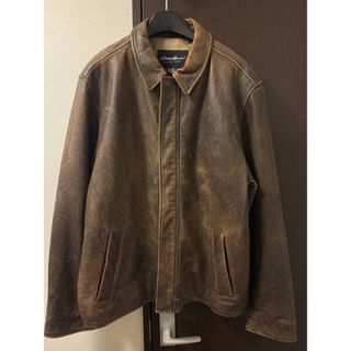 Eddie Bauer - エディーバウアー カーコート レザージャケット 本革
