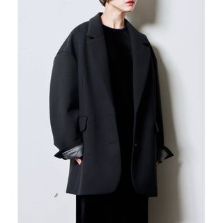 BARNEYS NEW YORK - I'hiver カシミア100ブルーフォックス襟コートの