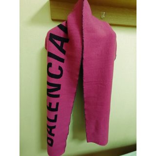 BALENCIAGA - バレンシアガ BALENCIAGA チェック ロゴ フリンジ