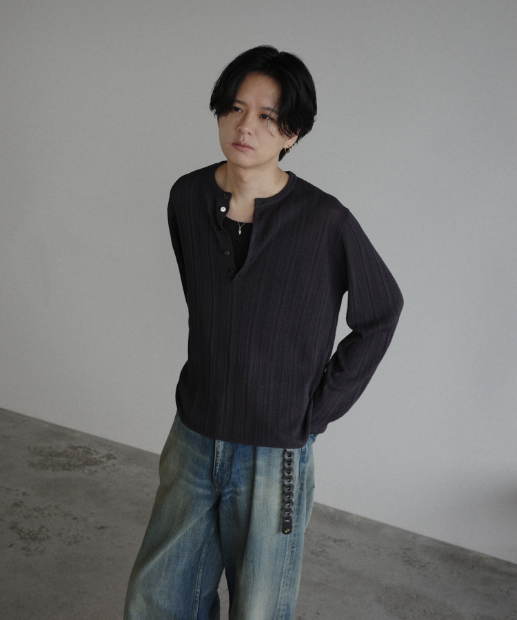 Vis/Li Random Rib Henry Knit / 商品詳細ページ / LIDNM / Llife