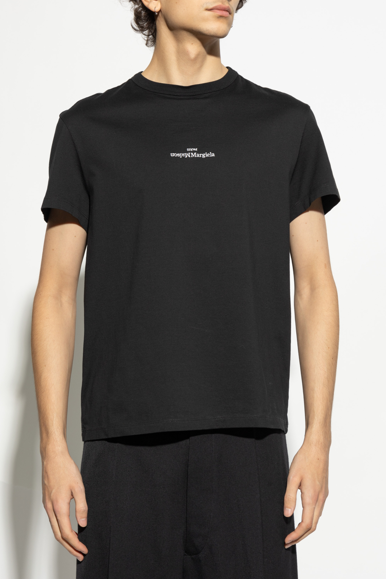 Maison Margiela T-shirt with logo | Men's | Vitkac