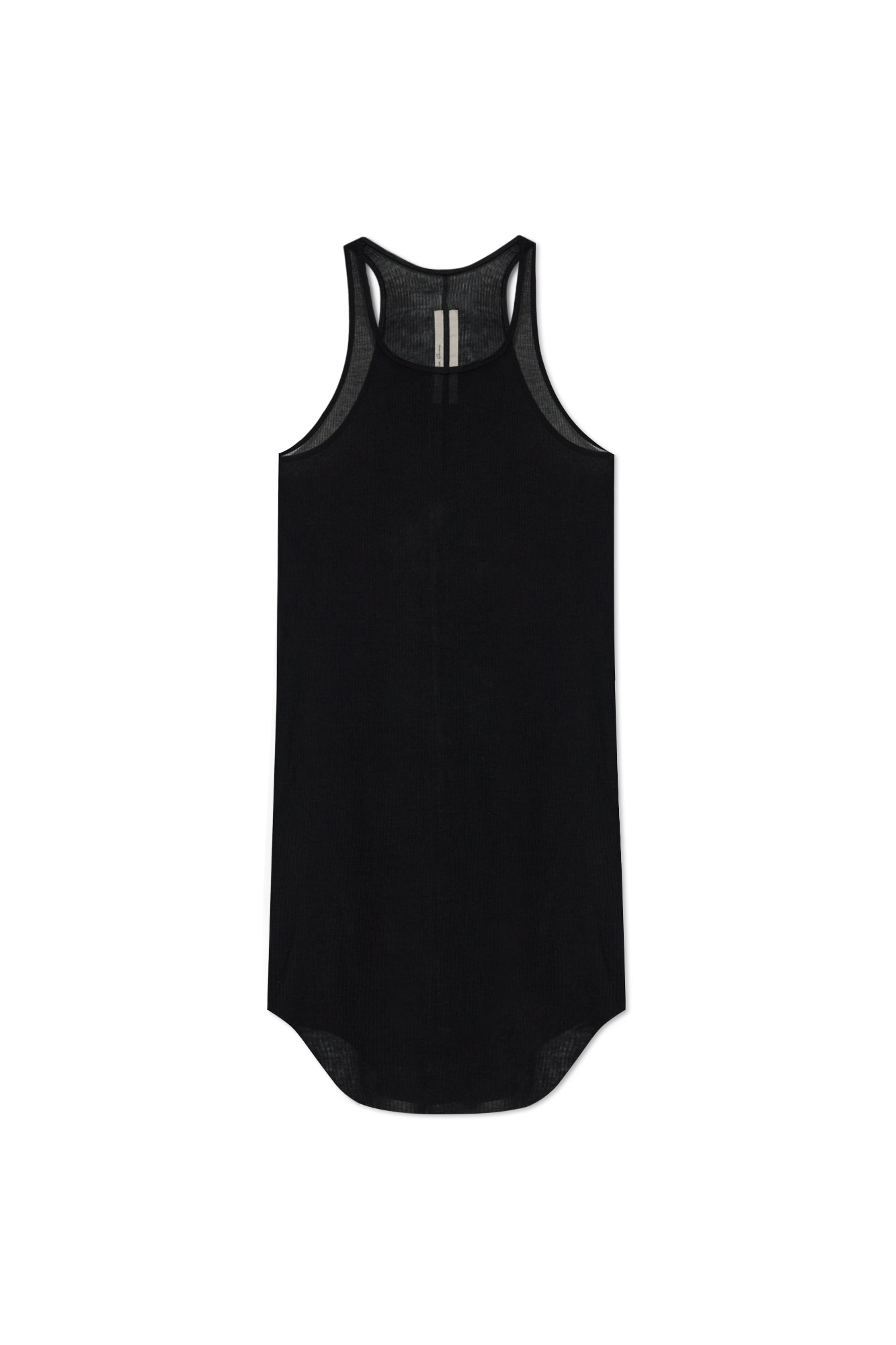 Black Ribbed sleeveless top Rick Owens - Vitkac Denmark