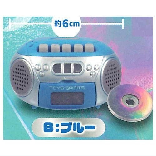 本当に録音再生！レトロminiCDプレイヤーマスコット メタリックカラー