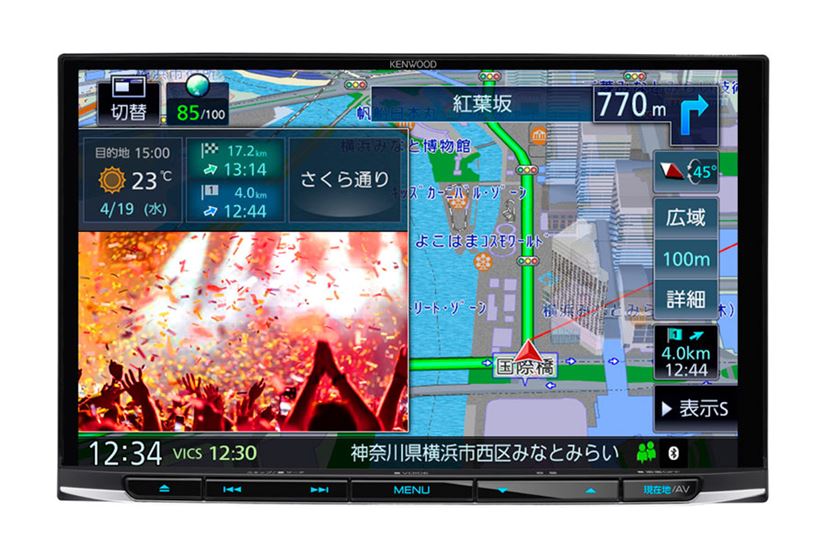 ケンウッド「彩速ナビ」2023年モデルは“声で操作”が楽しい！ ドラレコ