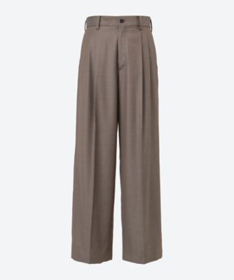 カジュアルパンツ EXTRA FINE WOOL LONG WIDE