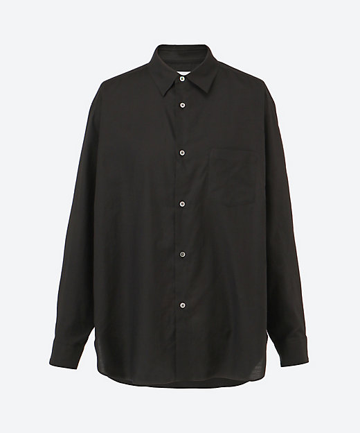 長袖カジュアルシャツ COTTON SILK OVERSIZED