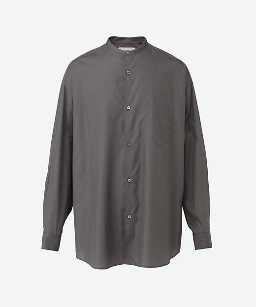 シャツ Broad L／S Oversized Band Collar