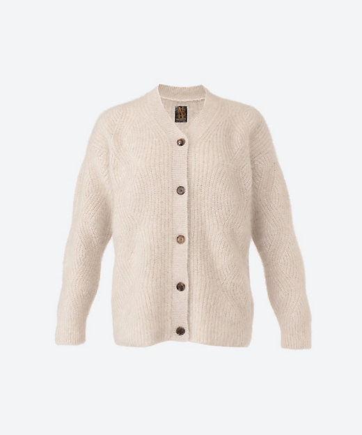 BLUE FOX UNIQUE RIB CARDIGAN | BATONER