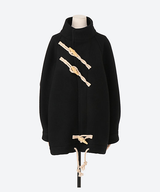 DOUBLE FACE DUFFEL JACKET | HYKE (Women