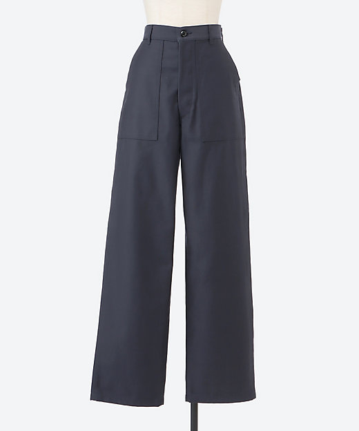 BACK SATIN BAKER PANTS 13317 | HYKE (Women