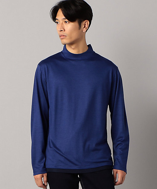 ウール天竺 モックネック長袖Tシャツ（0740TI10） | COMME CA
