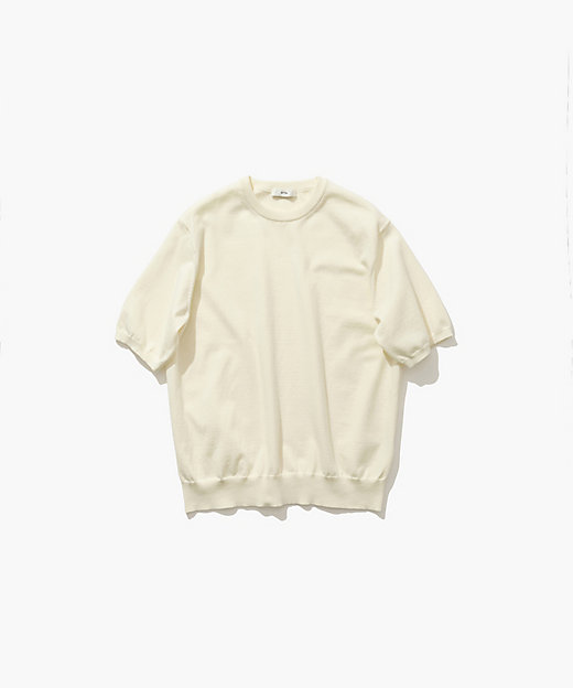 FINE COMPACT COTTON ｜ クルーネックセーター
