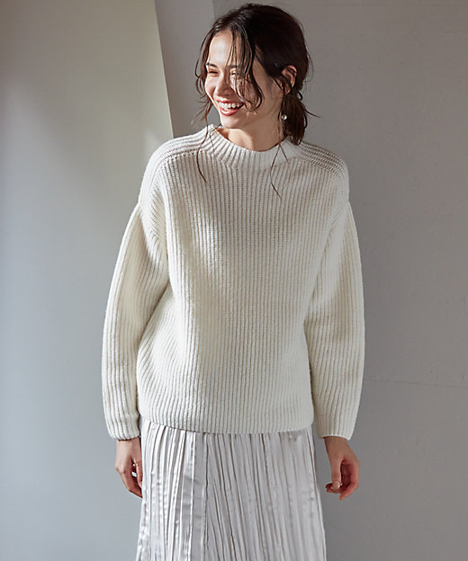 SLOW／一部店舗限定】ウールナイロン ニット