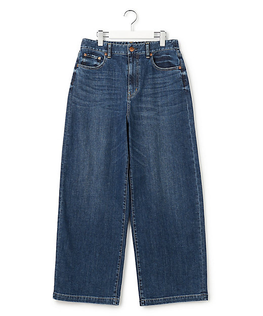 Lサイズ限定】23区DENIM ストレッチ ワイド パンツ