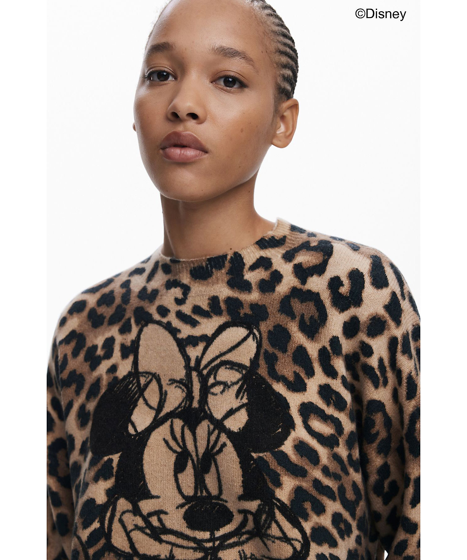ミニーレオパード柄プリント セーター 25WWJF43 | Desigual