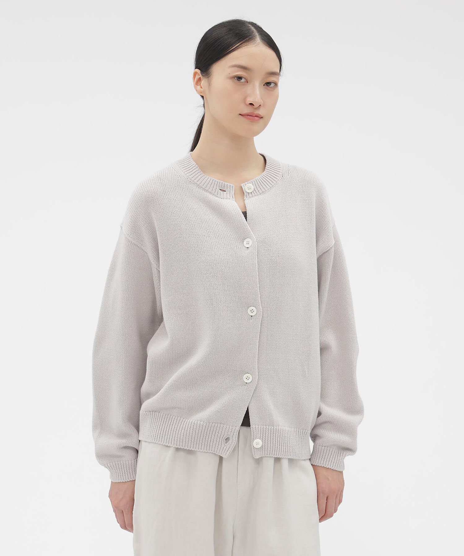 ニット HIGH TWIST COTTON LINEN