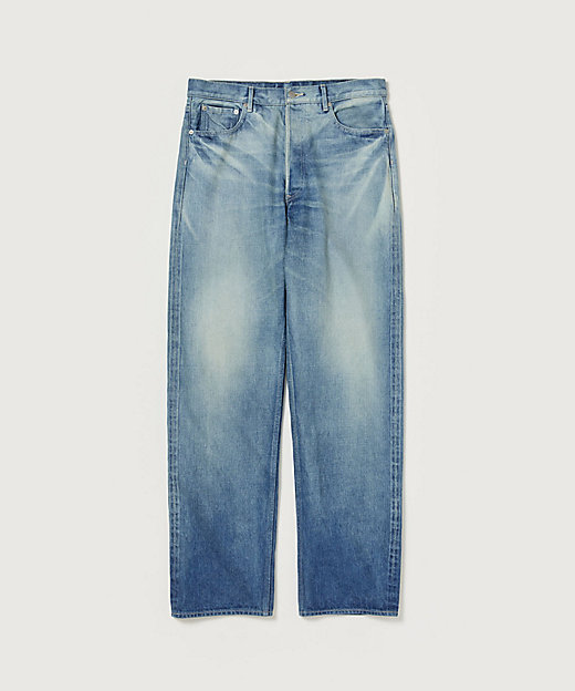 パンツ SELVEDGE FADED HEAVY DENIM WIDE