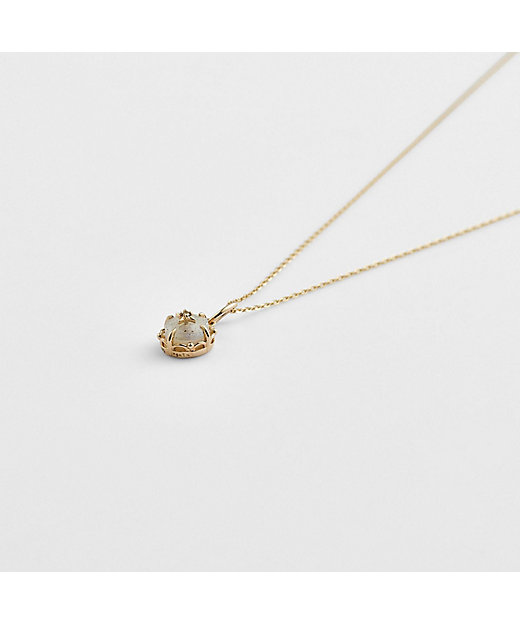K10／K5 シェル／ラブラドライトネックレスチャームセット