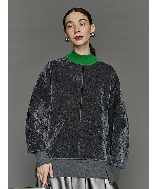 VELOUR HIGHNECK TOP【セットアップ着用可能