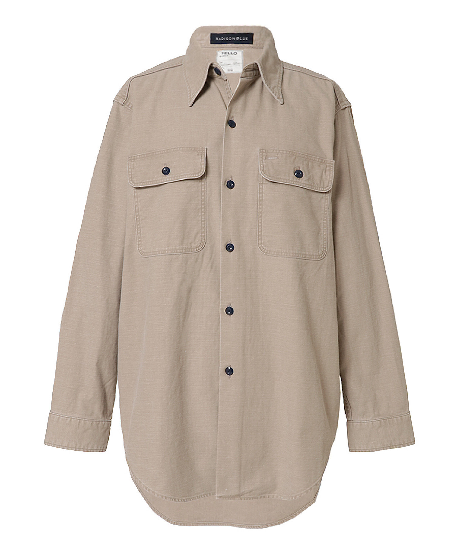 シャツ HAMPTON SHIRT BACK SATIN MB000