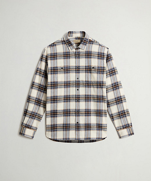 チェックフランネル ウォーレンシャツ／CHECK FLANNEL