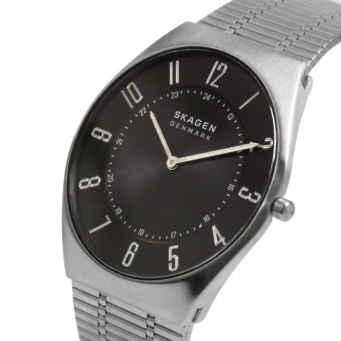 SKAGEN（スカーゲン） ブランド最薄4.85mm 腕時計 メンズ メッシュ