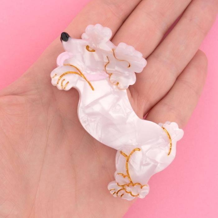 ククシュゼット 正規商品 ヘア アクセ クリップ 犬 Coucou Suzette