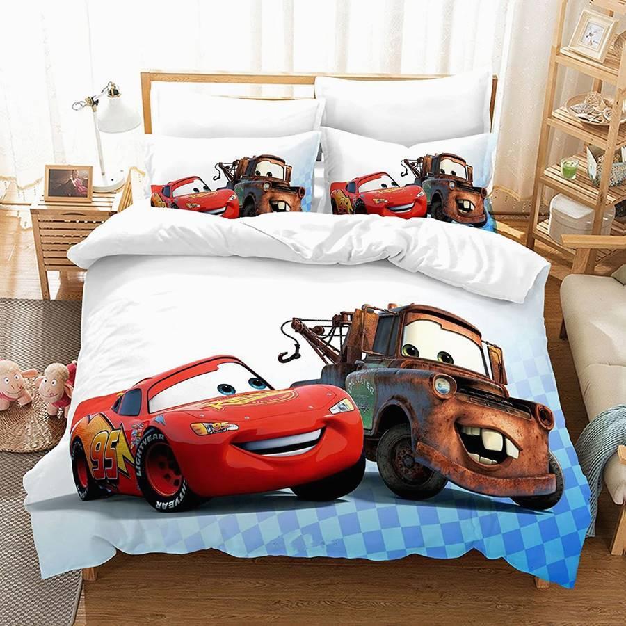 PIXAR カーズ布団カバーセット 布団カバー ピロカバー ライトニング
