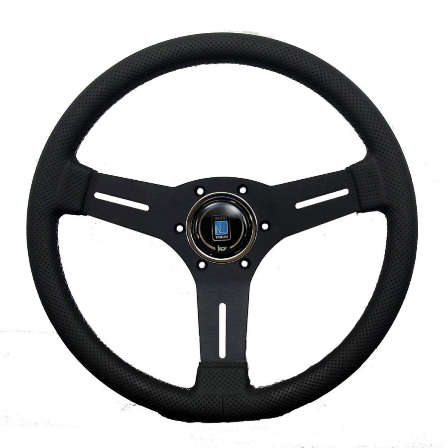 NARDI NARDIコンペティション33BLKパンチングレザー&ブラックスポーク
