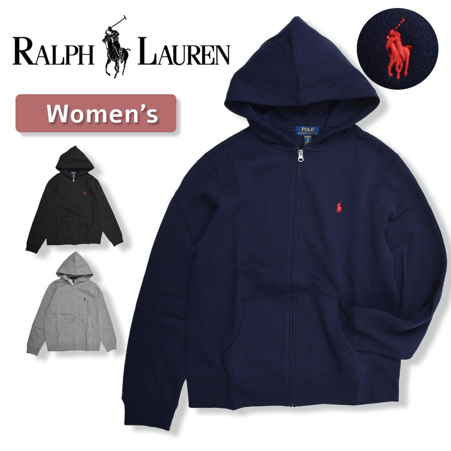 POLO RALPH LAUREN ジップパーカー ブラック 裏ワッフル 裏起毛 POLO