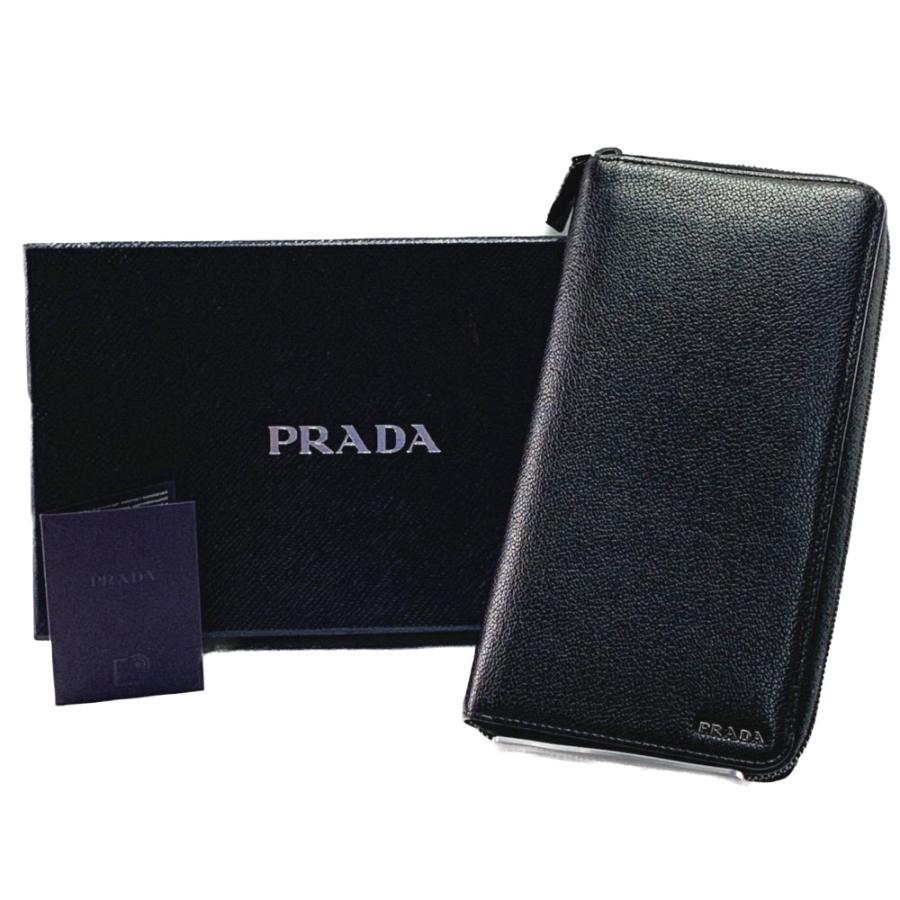 PRADA（プラダ） ▽▽ トラベルウォレット 長財布 ラウンドファスナー